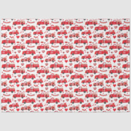 バレンタイントラック（白） 薄葉紙