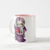 "バレンタインドラゴン"のマグ ツートーンマグカップ (正面左)