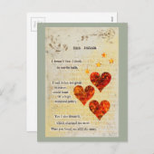 バレンタインドリームハート シーズンポストカード (正面/裏面)