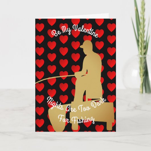 バレンタインナイトは暗すぎて魚釣り シーズンカード (正面)