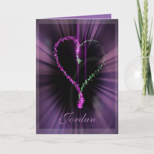 バレンタインネオン シーズンカード (正面)