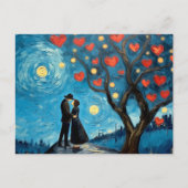 バレンタインハガキ – Van ゴッホバレンタイン ポストカード (正面)