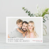 バレンタインハグとキスの写真カード シーズンカード (スタンド正面)