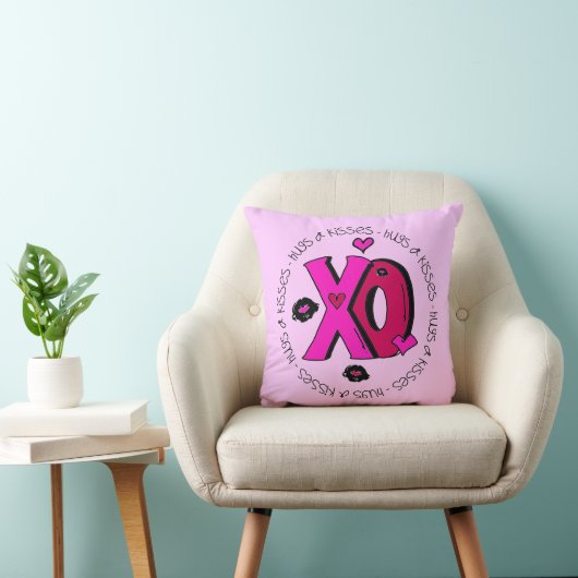 バレンタインハグとキス クッション (椅子)