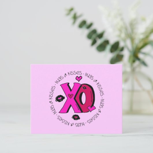 バレンタインハグとキス シーズンポストカード (スタンド正面)