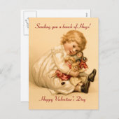 バレンタインハグ シーズンポストカード (正面/裏面)