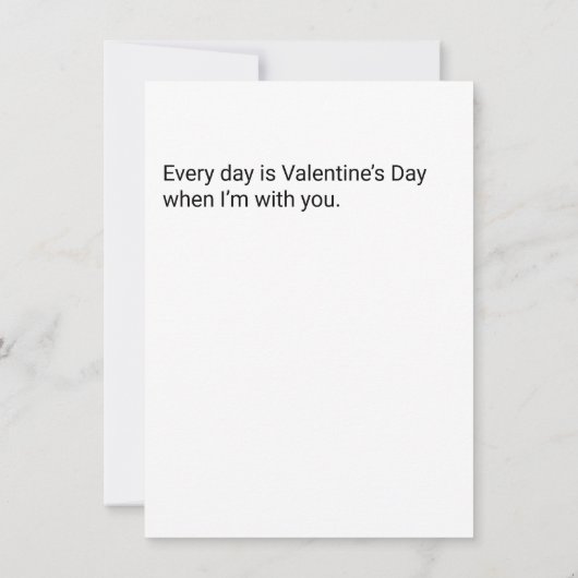 バレンタインハワイアンユニセックスカード (裏面)