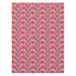 バレンタインハートとゴールデンウィングス テーブルクロス