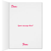 バレンタインハートとラブグリーティングカード (内側 (右))