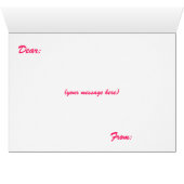 バレンタインハートとラブグリーティングカード (内部横(下))