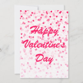 バレンタインハートとラブフラットカード