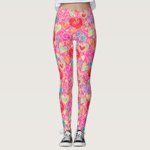 バレンタインハートと花