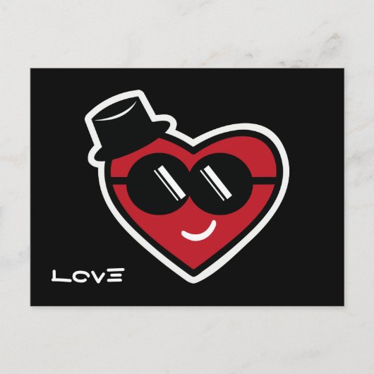 バレンタインハートはがき シーズンポストカード (正面)