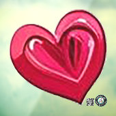 バレンタインハートアクセントウィンドウにしがみつく12x12 ウィンドウサイン (シート3)