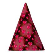 バレンタインハートアート パーティーハット (右)