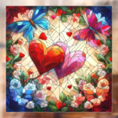 バレンタインハートウィンドウにしがみつく ウィンドウサイン (シート2)