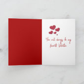 バレンタインハートオンウィンターブランチ シーズンカード (内部)