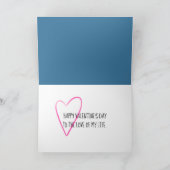 バレンタインハートオンデニム シーズンカード (内部)