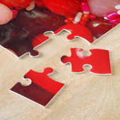 バレンタインハートキャンディに振りかける ジグソーパズル (側面)