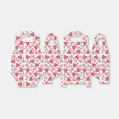 バレンタインハートクッキーパターン フェイバーボックス (折り畳みなし)