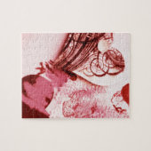 バレンタインハートコラージュ ジグソーパズル (横)