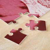 バレンタインハートコラージュ ジグソーパズル (側面)