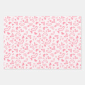 バレンタインハートコレクション ラッピングペーパーシート (正面2)