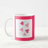 バレンタインハートコーヒーマグ コーヒーマグカップ (左)