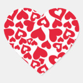 バレンタインハートシール ハートシール (正面)