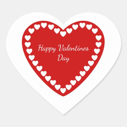 バレンタインハートシール ハートシール (正面)