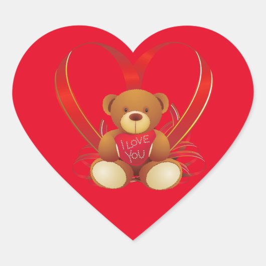 バレンタインハートシール ハートシール (正面)