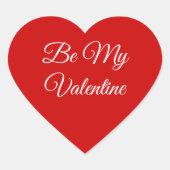 バレンタインハートシール ハートシール (正面)