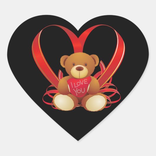 バレンタインハートシール ハートシール (正面)