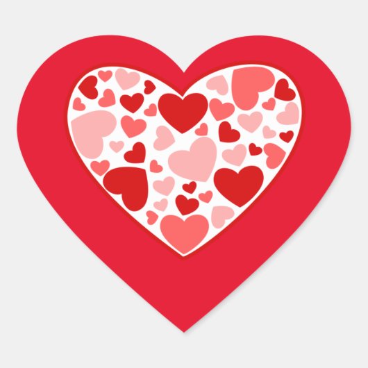 バレンタインハートシール ハートシール (正面)