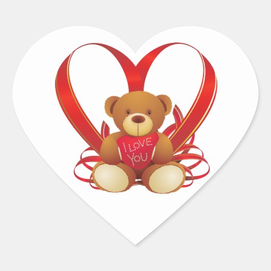 バレンタインハートシール ハートシール (正面)