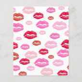 バレンタインハートスクラップブック紙 (裏面)