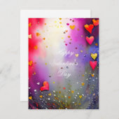 バレンタインハートスプレー シーズンカード (正面/裏面)