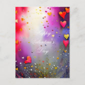 バレンタインハートスプレー ポストカード (正面)