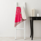 バレンタインハートダスティピンクシェルパブランケット シェルパブランケット (インサイチュ)