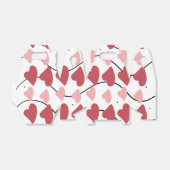 バレンタインハートドードルドットパターン フェイバーボックス (折り畳みなし)