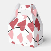 バレンタインハートドードルドットパターン フェイバーボックス (正面サイド)