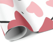 バレンタインハートドードルドットパターン ラッピングペーパー (ロールコーナー)