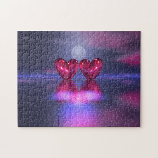 バレンタインハートナイトビート ジグソーパズル (横)