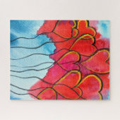 バレンタインハートバルーンのジグソーパズル ジグソーパズル (横)