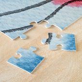 バレンタインハートバルーンのジグソーパズル ジグソーパズル (側面)