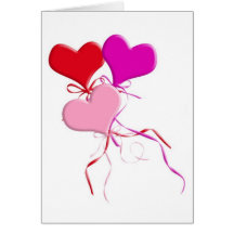 バレンタインハートバルーンブーケ