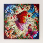 バレンタインハートパズル ジグソーパズル (横)