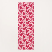 バレンタインハートパターンギフト、男の子の女の子&子供 ヨガマット (正面)
