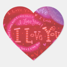バレンタインハートピンクレッド私はあなたを愛するタイポグラフィ