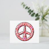 バレンタインハートピースサイン シーズンポストカード (スタンド正面)